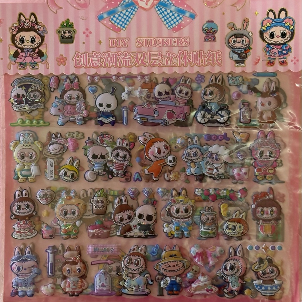 La bubu sticker book
